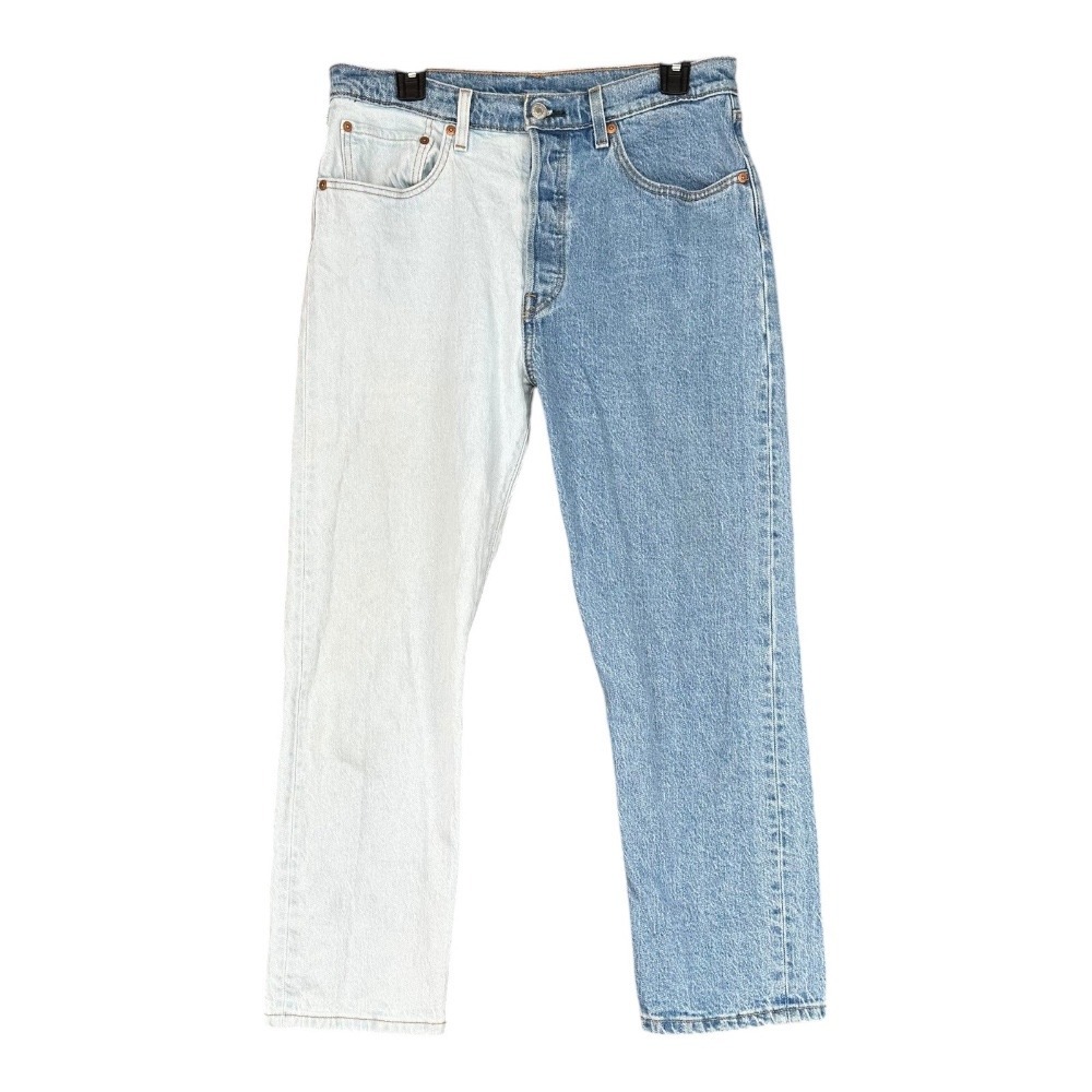 Levi's 501 Women's 30 26L Crop Two Mind Jeans Denim Retro Casual Preppy